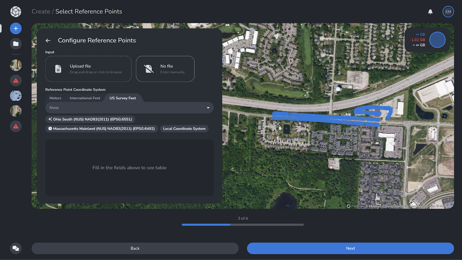 PixElement Create Page - Add Reference Points