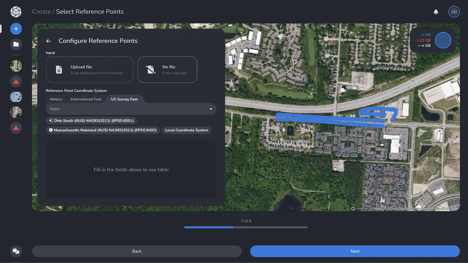 PixElement Create Page - Add Reference Points