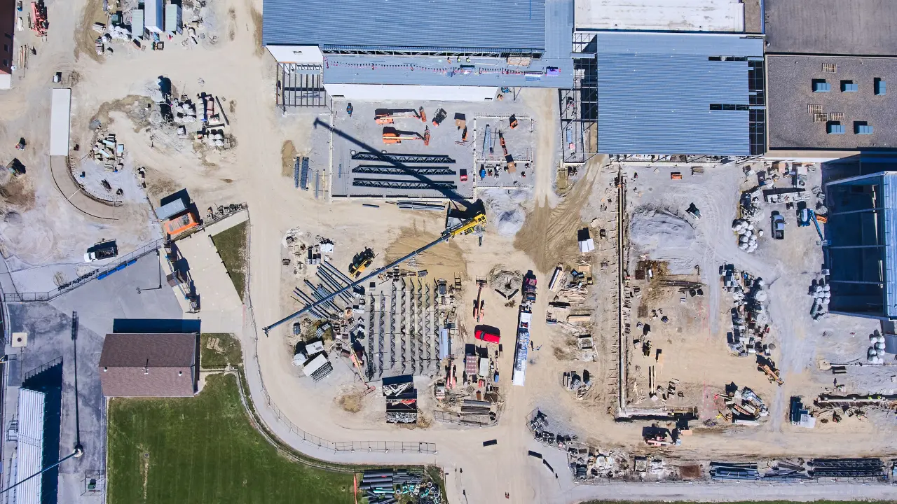 Aerial Image of Construction Site