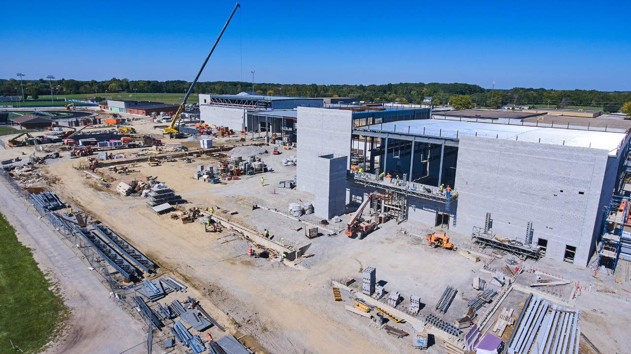 Aerial Image of Construction Site