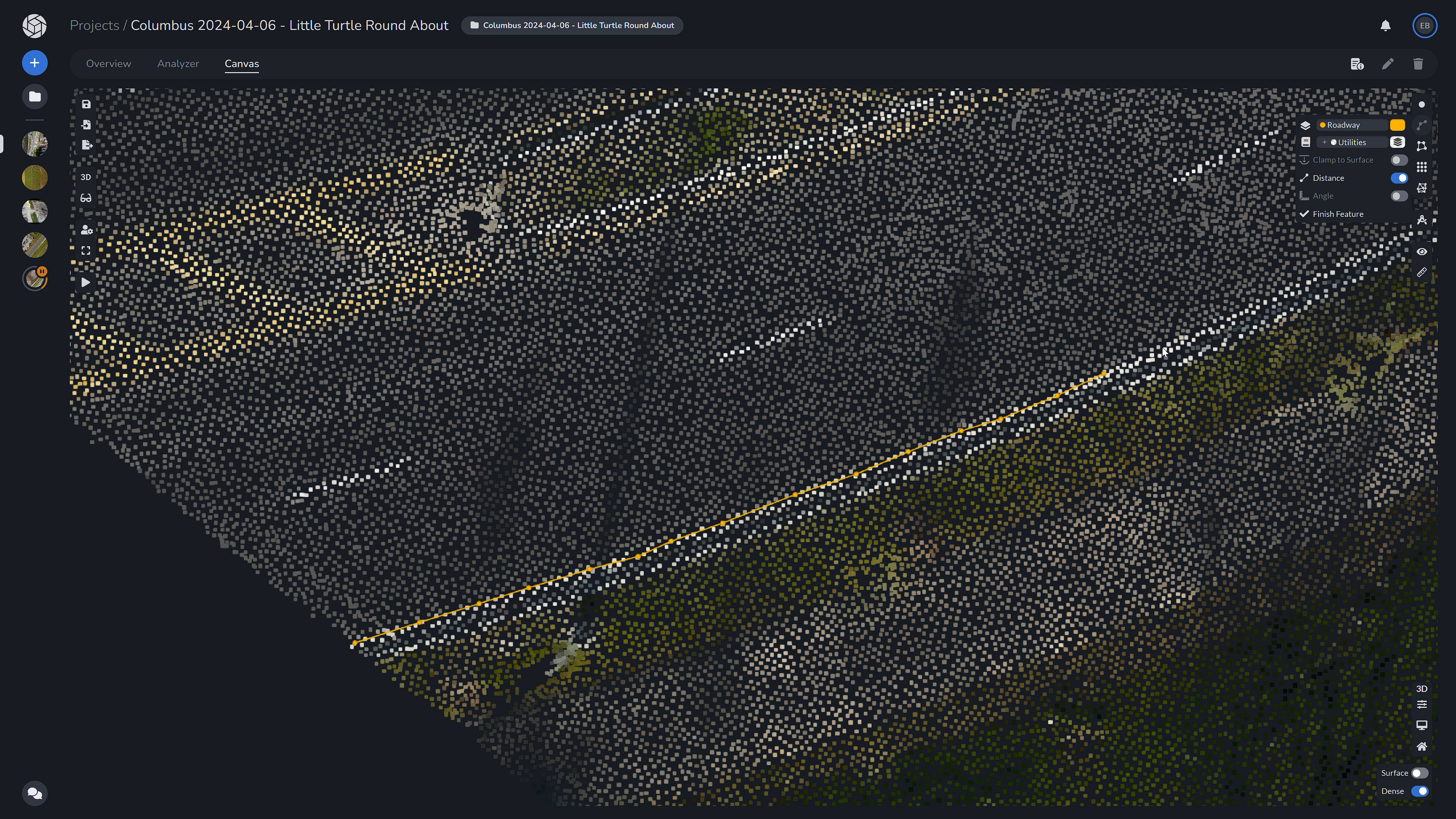 Polyline Point Cloud