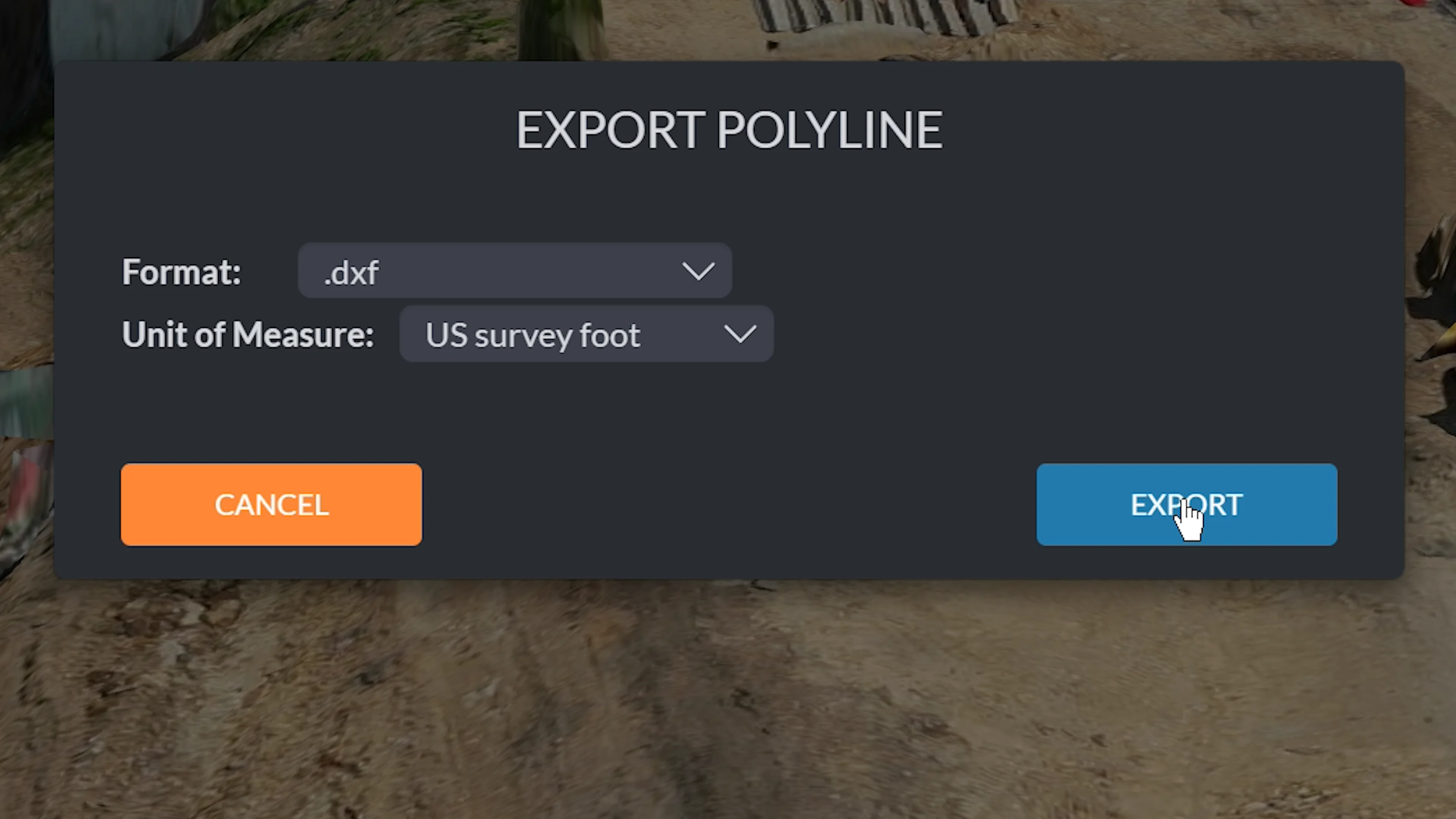 Export Menu