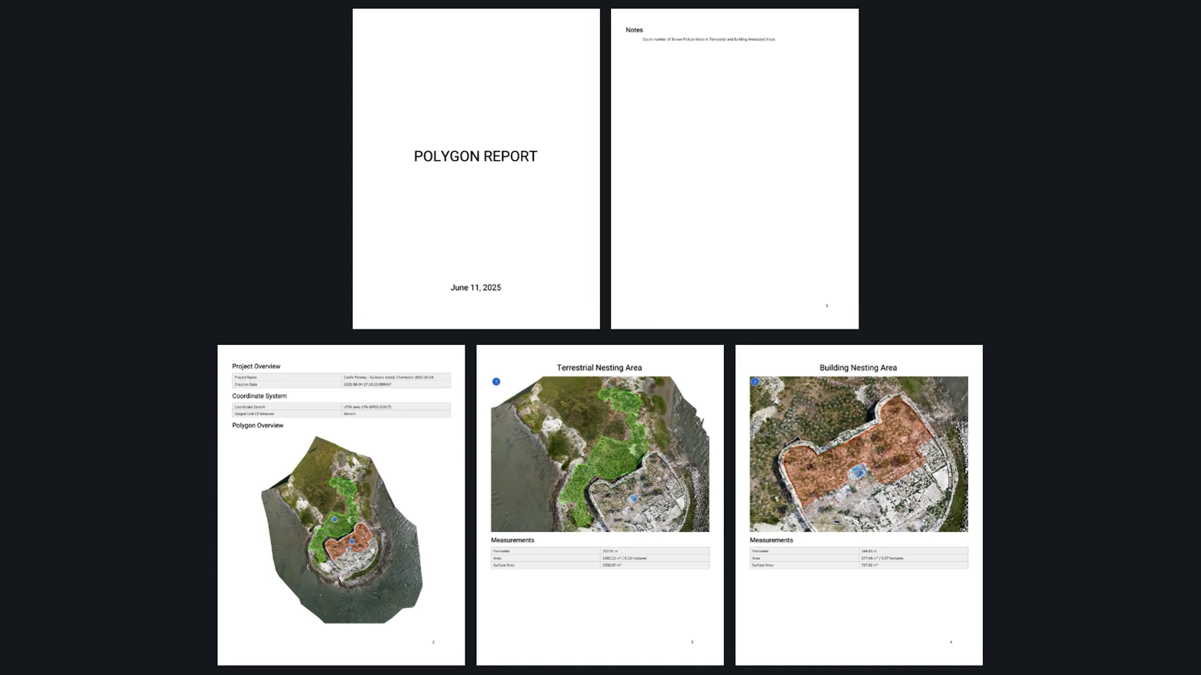 {Pelican Nest Report}