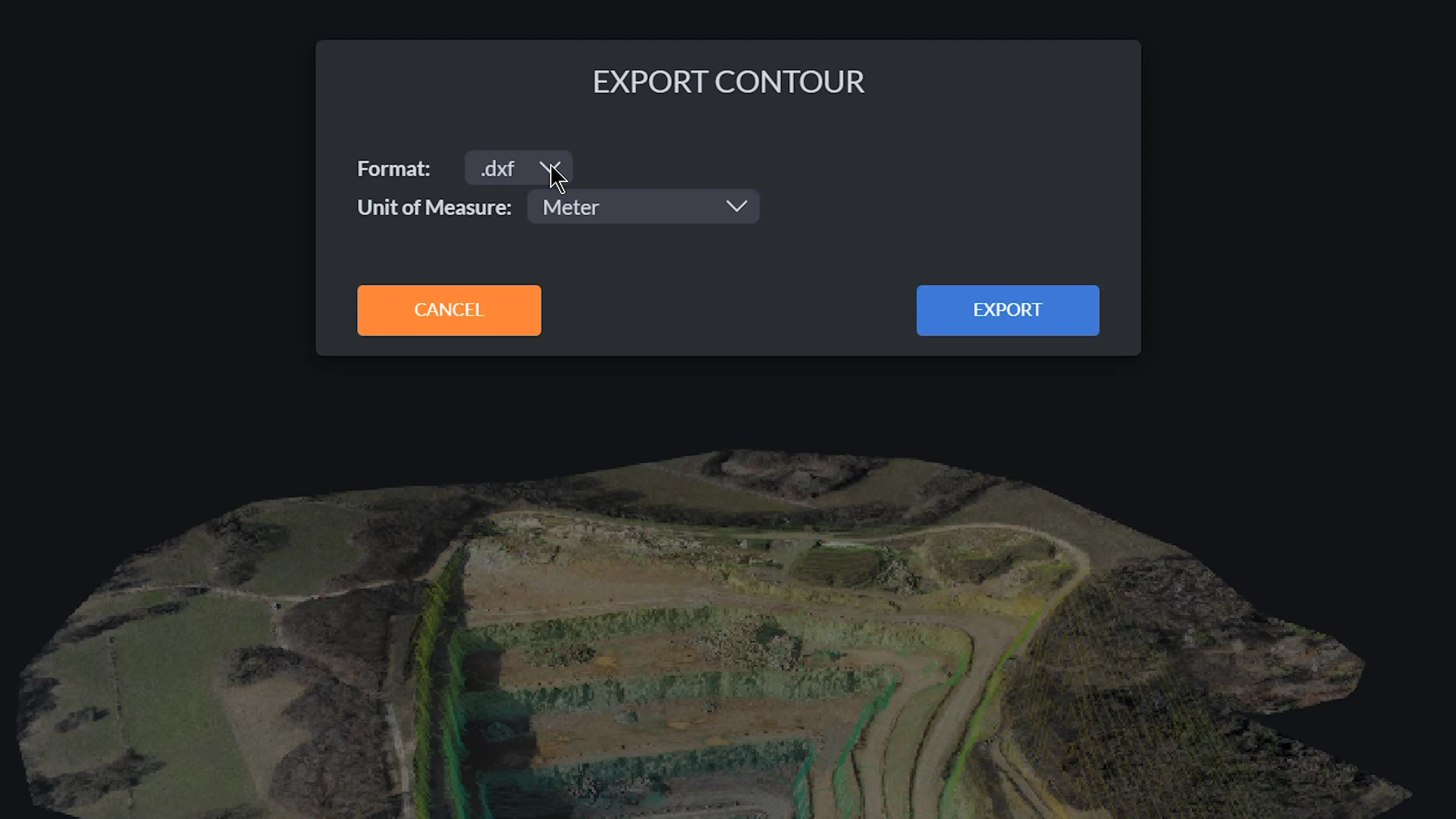 {Exporting Contours}