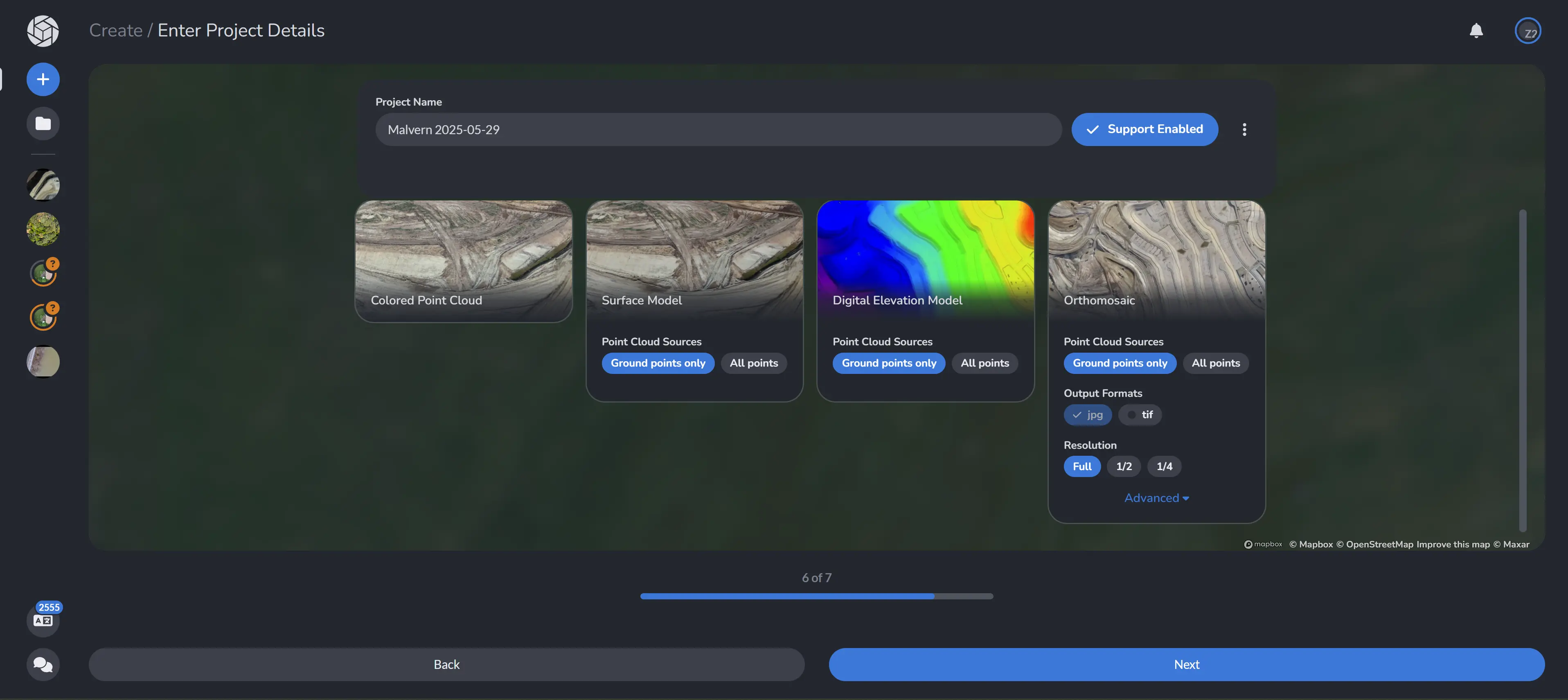 Ground Points Only LiDAR Selection