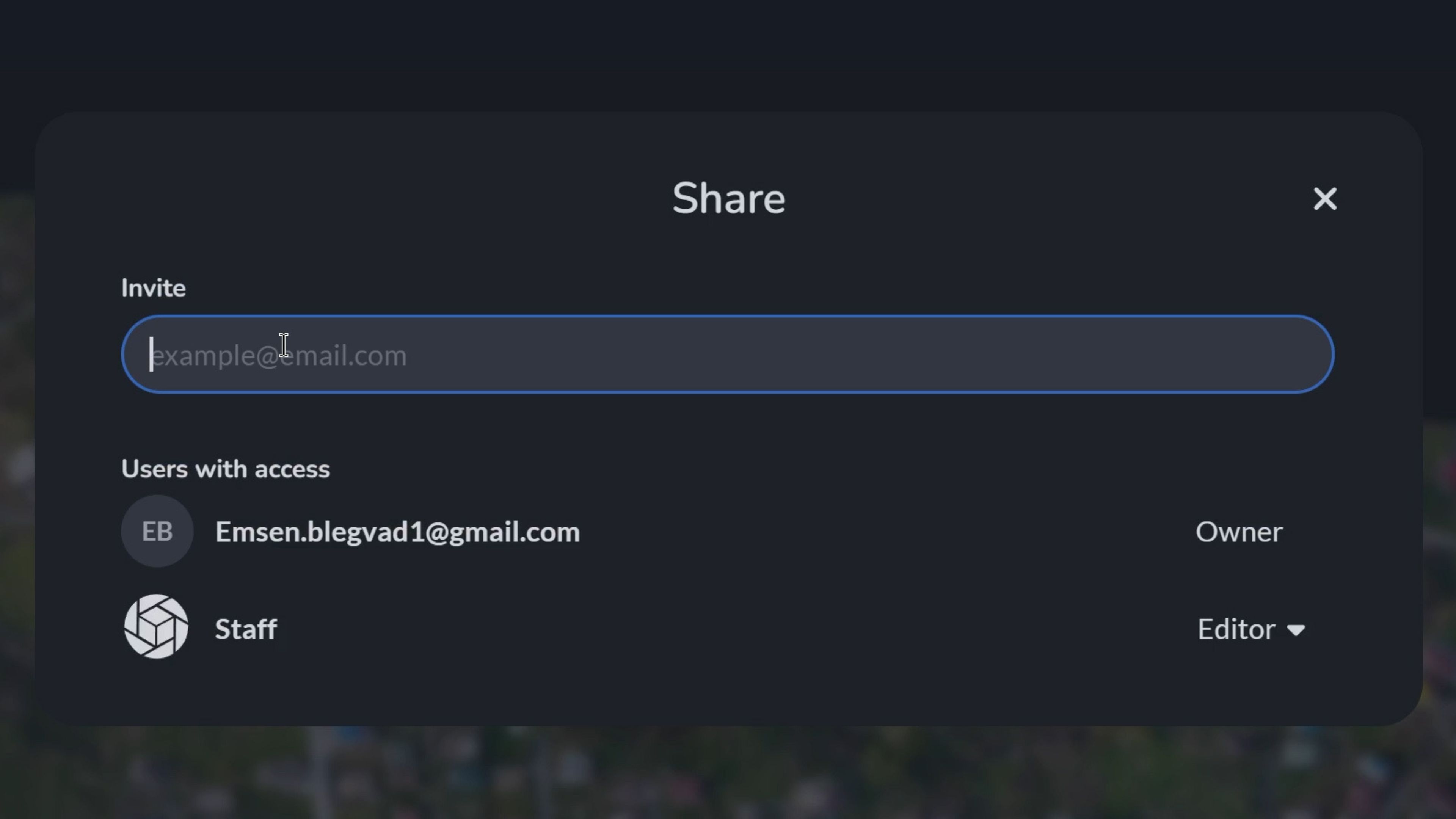 {Invite Emails to Project}