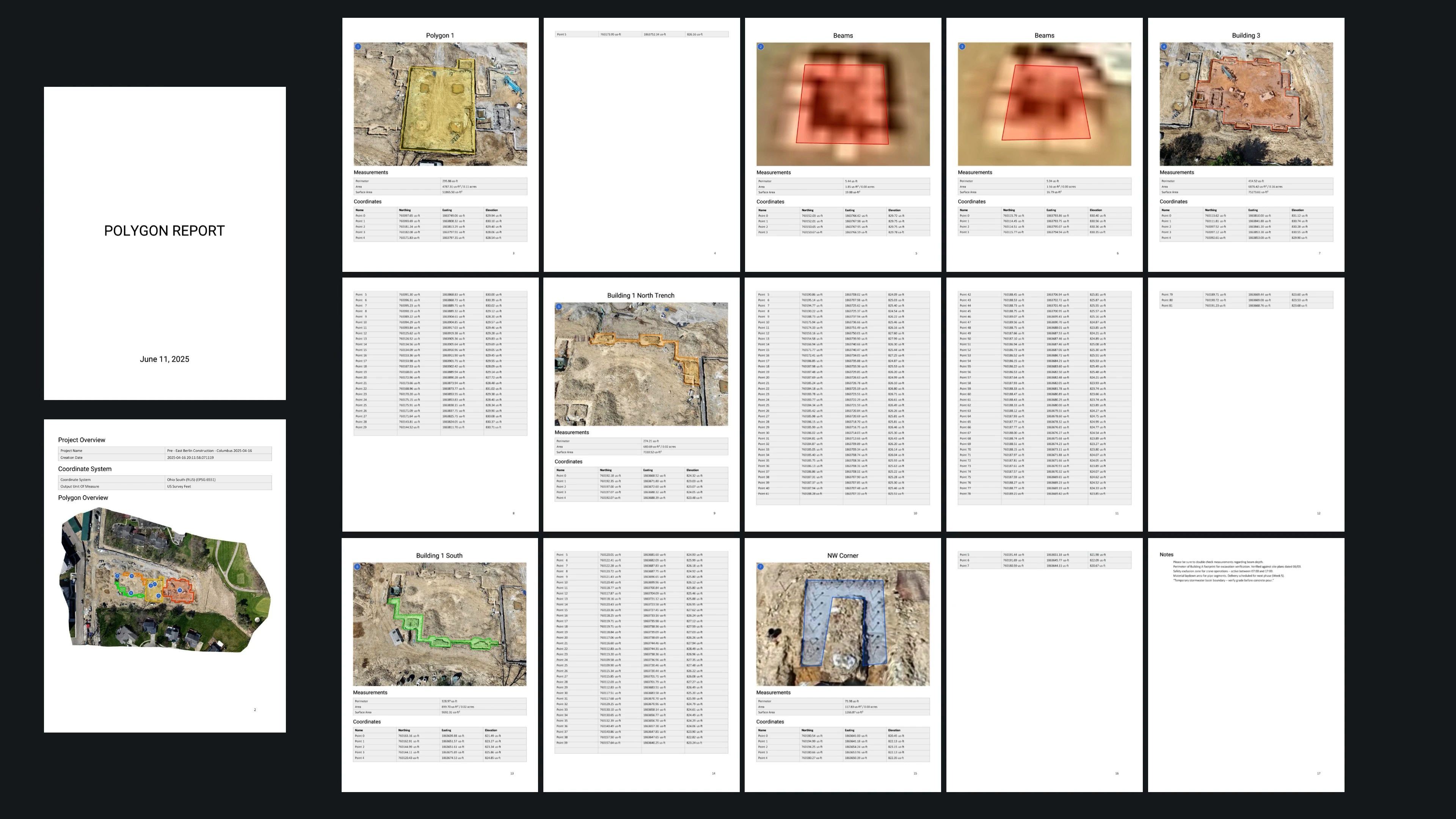 {Polygon Report Example}
