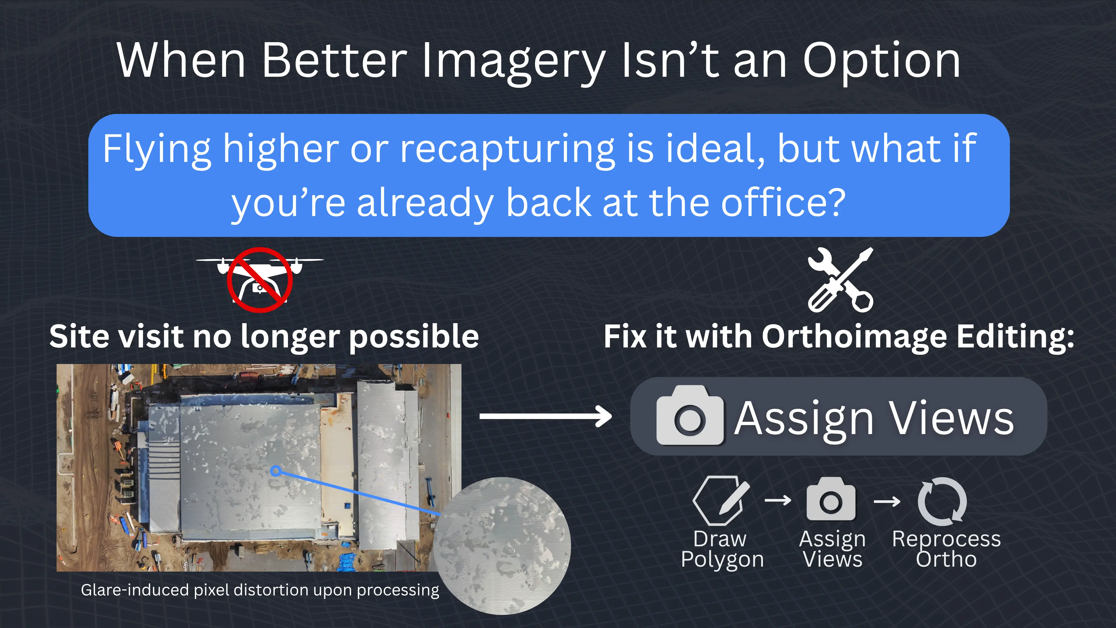 {When Better Imagery isn't an option}