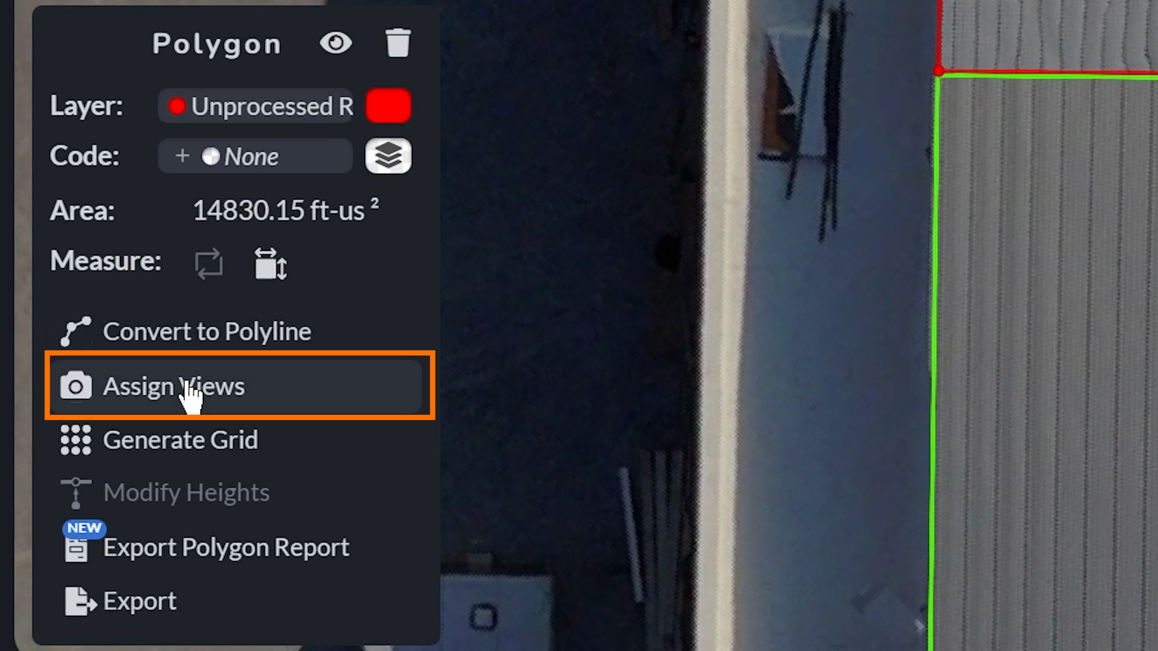 {Assign Views Submenu}