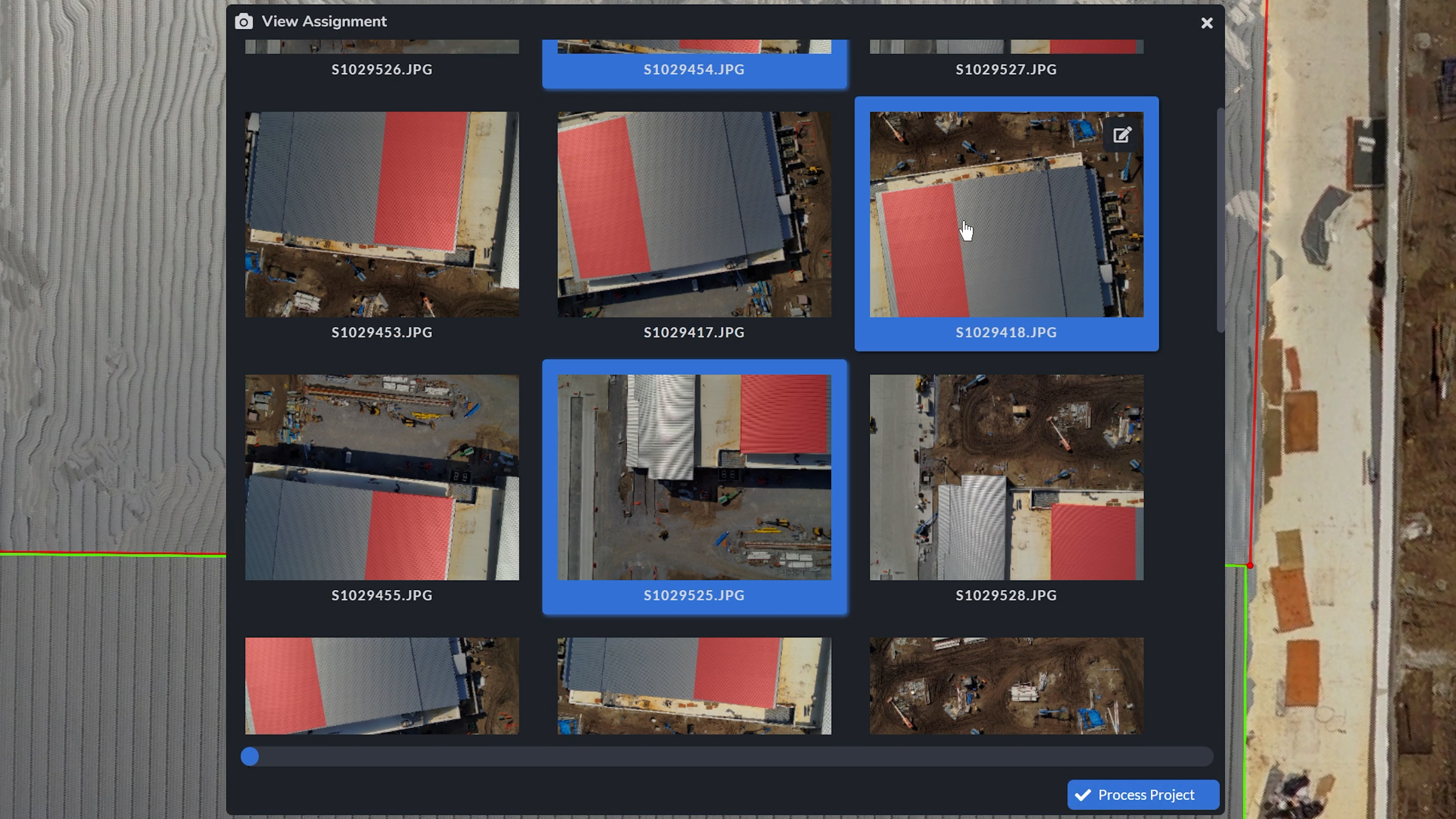 Assign Views Image Selection