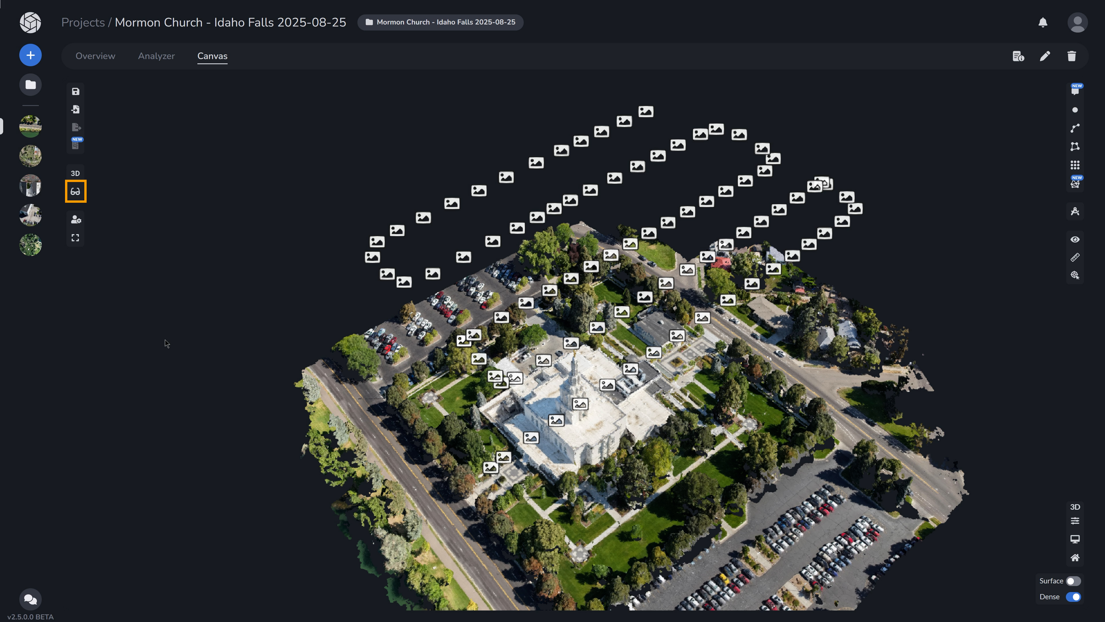 Stereo Recon Tool Button