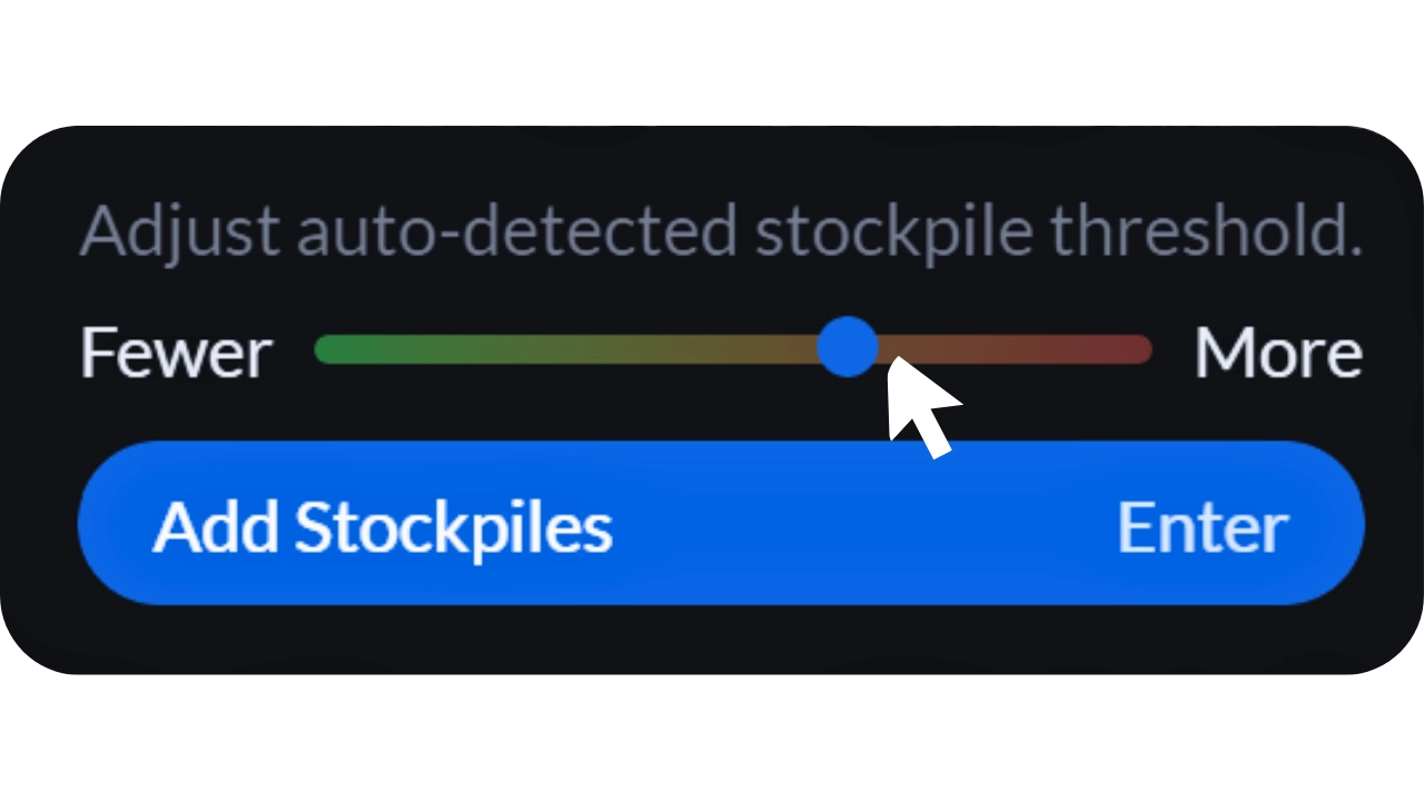 Auto-Outline Confidence System Slider