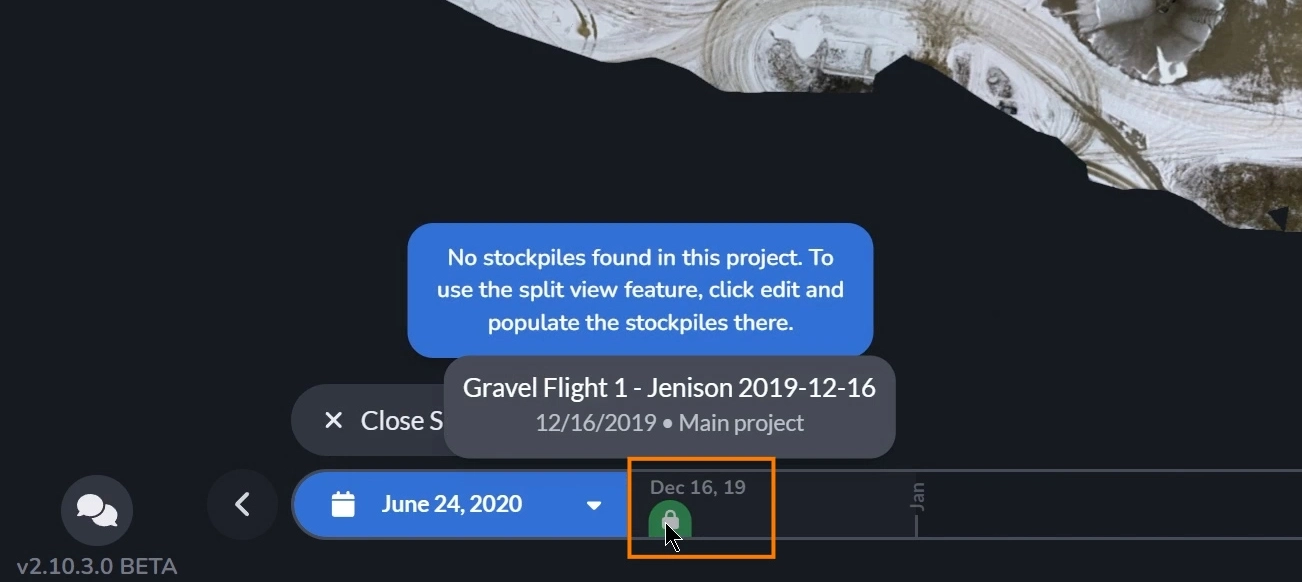 Expand Timeline Feature